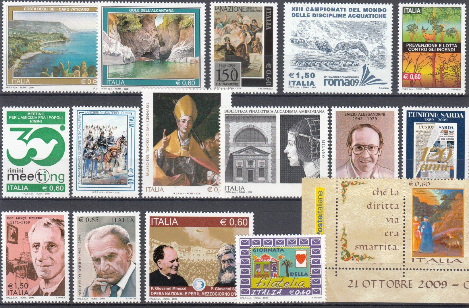 Tutti i francobolli: Italien 2009 postfrisch – Usato da Bürglen TG venduto da StampGraf 5