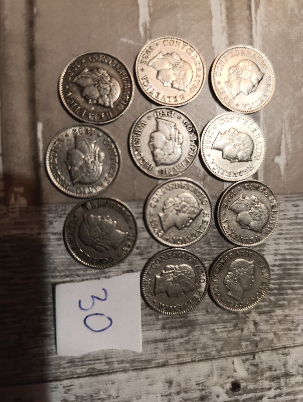 Tutti le monete: Pièces de 5 centimes suisses – Usato da donneloye venduto da Didierb3