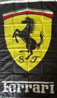 Fahne Ferrari hochkant schwarz F40 F50 Enzo F8 812 430 599