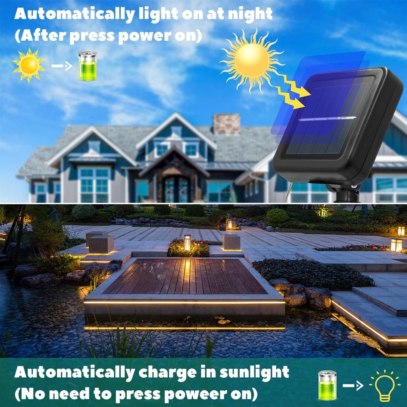 Ghirlande e barre luminose: Solar Lichtschlauch Lichterkette,10M – Nuovo e nell'imballaggio originale da Nuglar venduto da SaleRitter 1