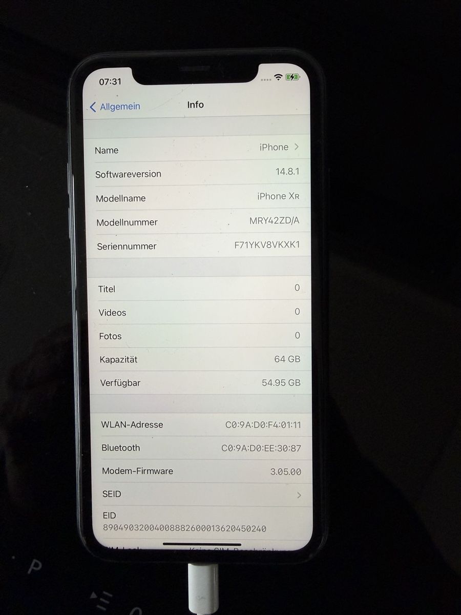 Apple Telefoni cellulari / Smartphones: Apple iPhone XR 64GB schwarz – Usato da Guntershausen venduto da Scuderia01 5