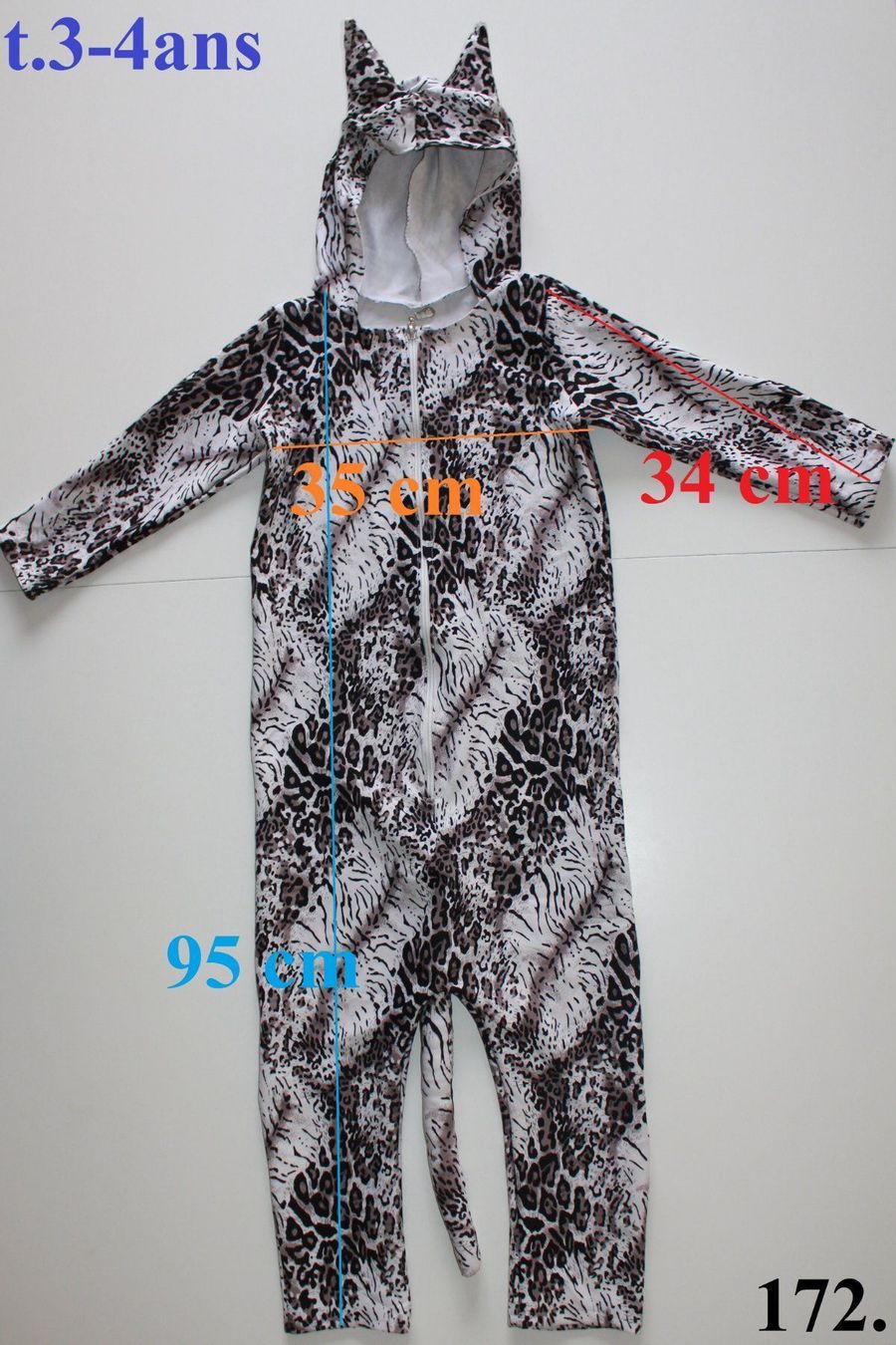 Costumi: Costume léopard /  Leopard    t. 3 - 4 ans – Usato da Peseux venduto da Gilloss 1