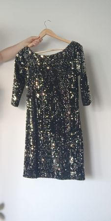 Party Black dress with sequins 💃🪩 - New with label 🏷️
