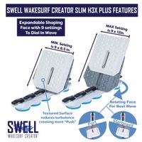 SWELL WAKESURF CREATOR SWELL Wakesurf Creator Slim H3X Plus 