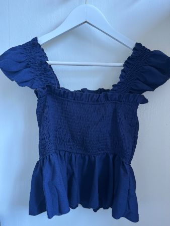 Bluse mit Rüschen