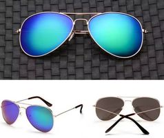 Verspiegelte Piloten Sonnenbrille für Damen und Herren blrv