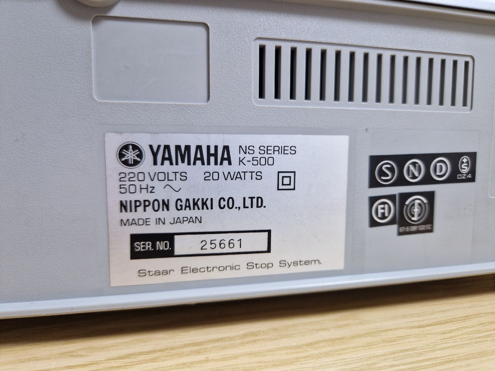 Yamaha Registratori: Yamaha K 500 – Usato da Arbon venduto da Mayak_Sound 8