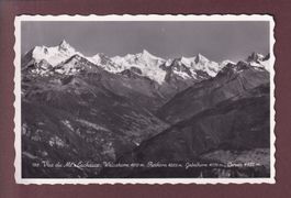 MONT LACHAUX vu sur Weisshorn - Rothorn - Gabelhorn - Cervin