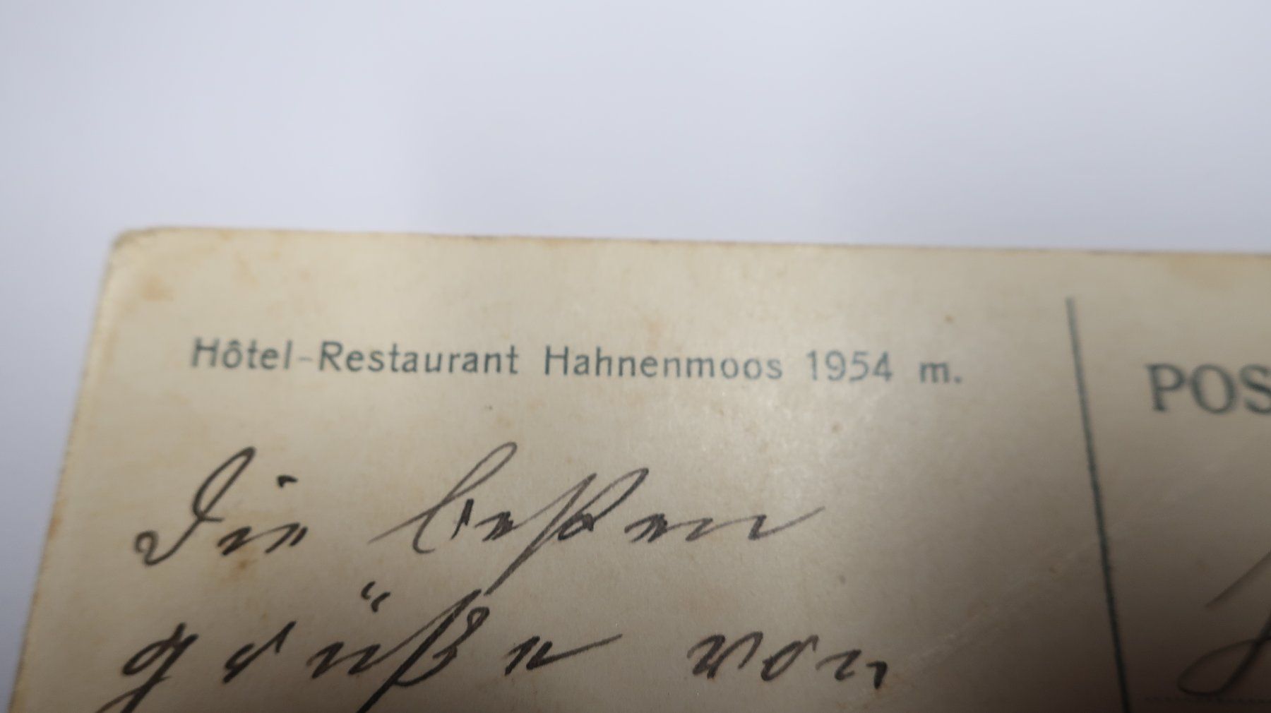 Cartoline postali: Hotel Restaurant Hahnenmoos 1916 – Usato da Cormoret venduto da Pascalll2001 6