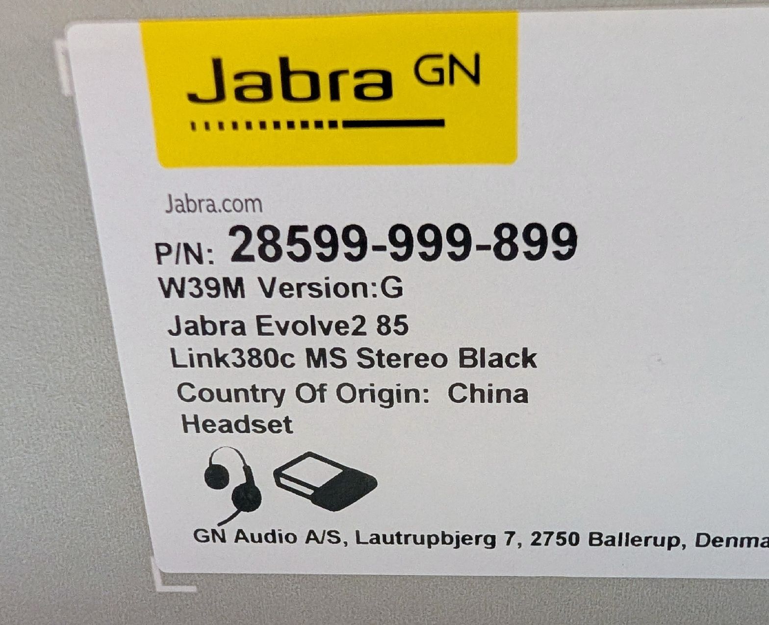 Jabra Cuffie: Jabra Evolve2 85 Headset MS USB-C – Nuovo (secondo la descrizione) da Sursee venduto da csonline 4