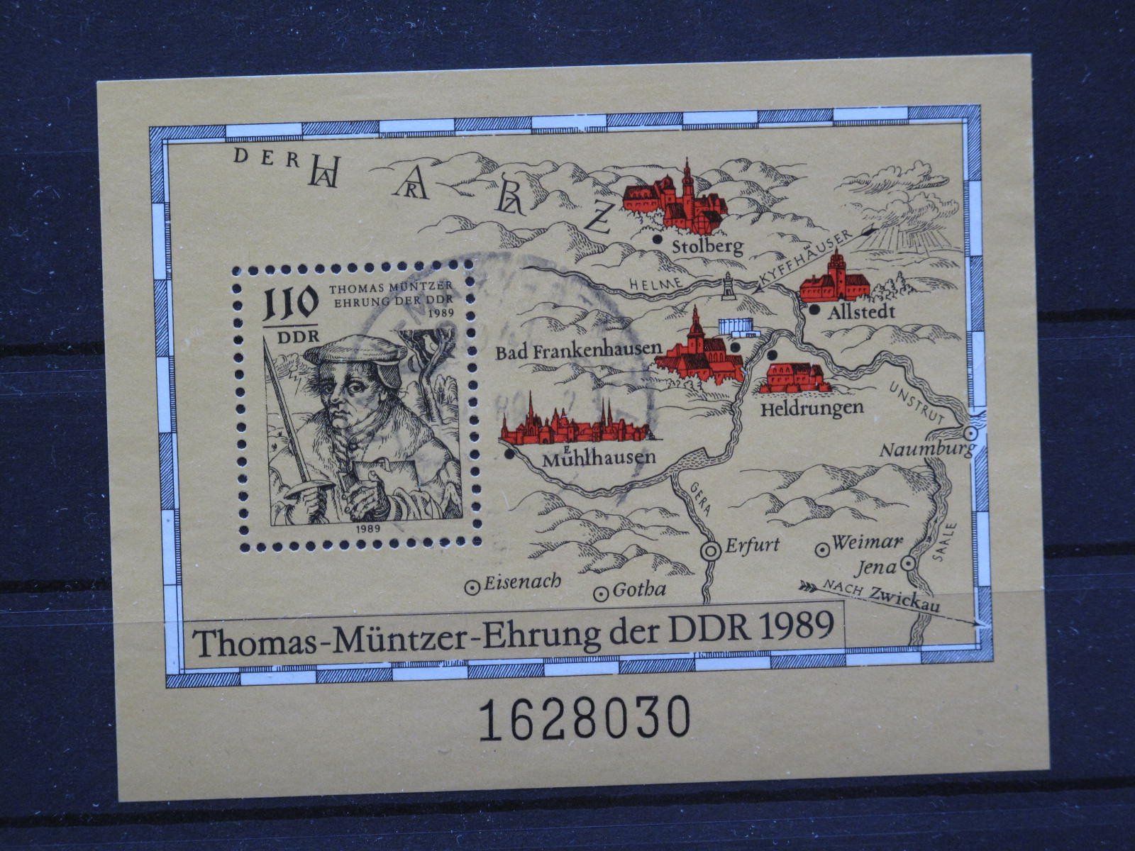 Tutti i francobolli: DDR 1989  Block 97 gest. – Usato da Wil SG venduto da fva01