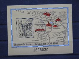 DDR 1989  Block 97 gest.