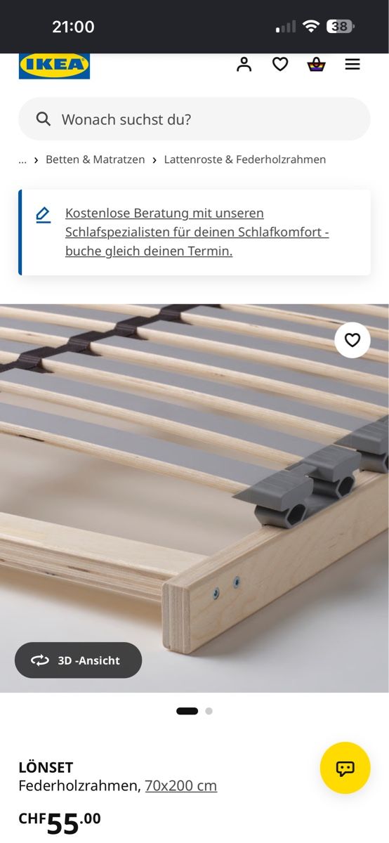 Ikea Lattenroste: Lattenrost 2Stk. – Gebraucht aus Oberhofen TG von Patrick030 2