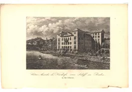 Baden Kurhaus zum Schiff  Aquatinta