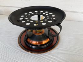 Stöckli Fondue Rechaud alt antik Brennsprit Vintage 60er Jah