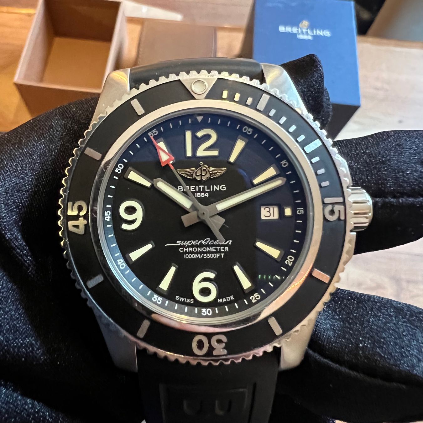 Breitling Uhren: Breitling Superocean II 44 mm Full Set 2020 – Gebraucht aus Carouge GE von  5