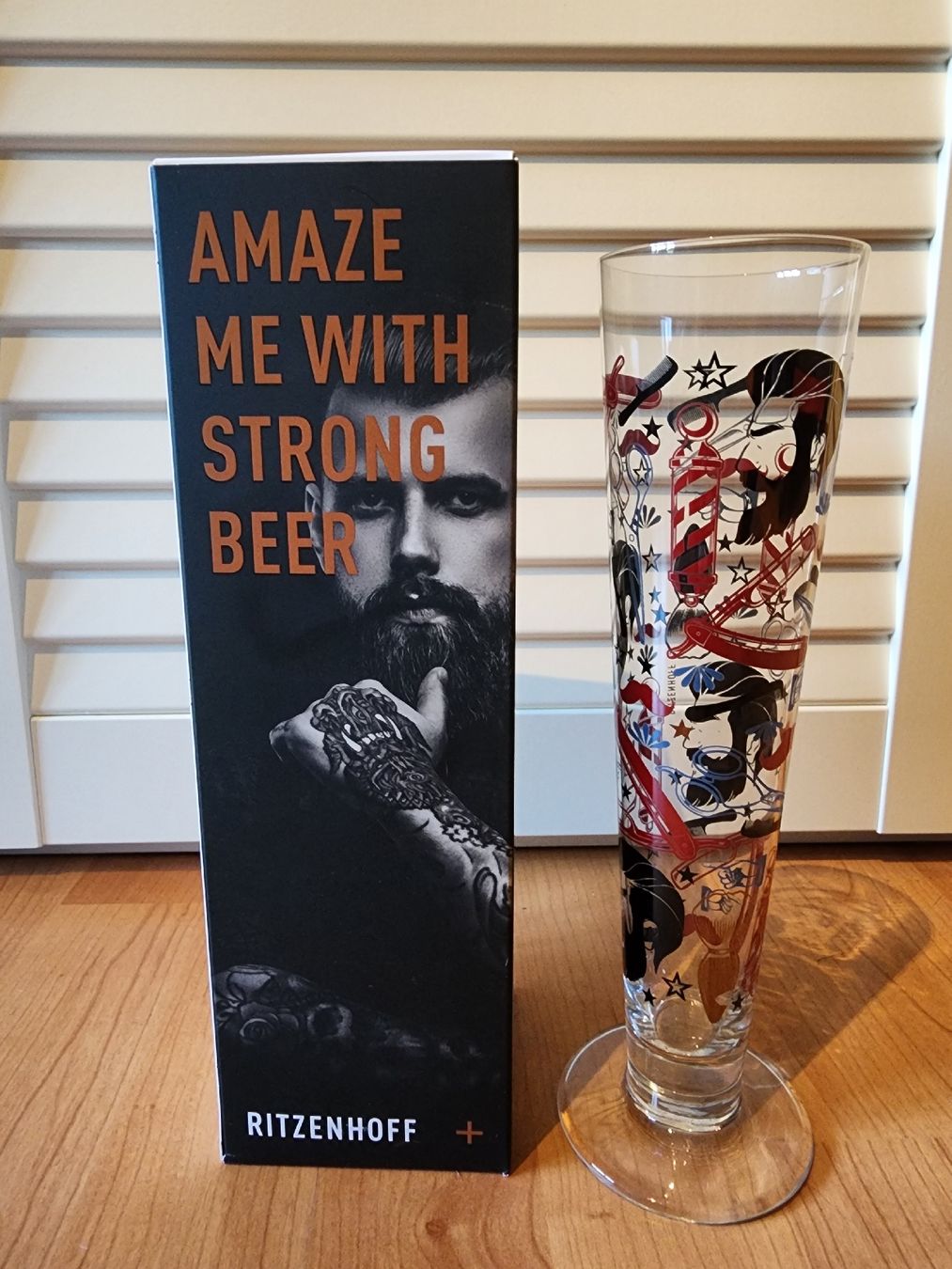 Ritzenhoff Bicchieri: Ritzenhoff Bierglas #11 Heldenfest neu – Nuovo e nell'imballaggio originale da Berneck venduto da erato6