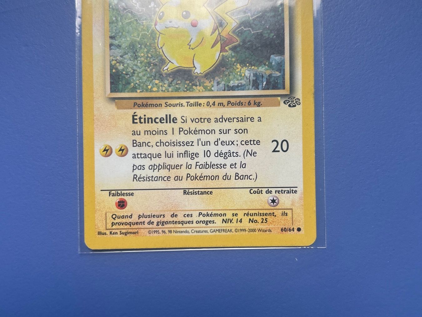 Pokémon Sammelbilder & Trading cards: Carte Pokémon Pikachu 60/64 FR – Gebraucht aus Schlieren von happymerchant64 3
