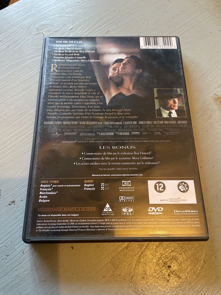 Alle DVDs: DVD un homme d’exception  – Gebraucht aus moudon von faucheur2 1