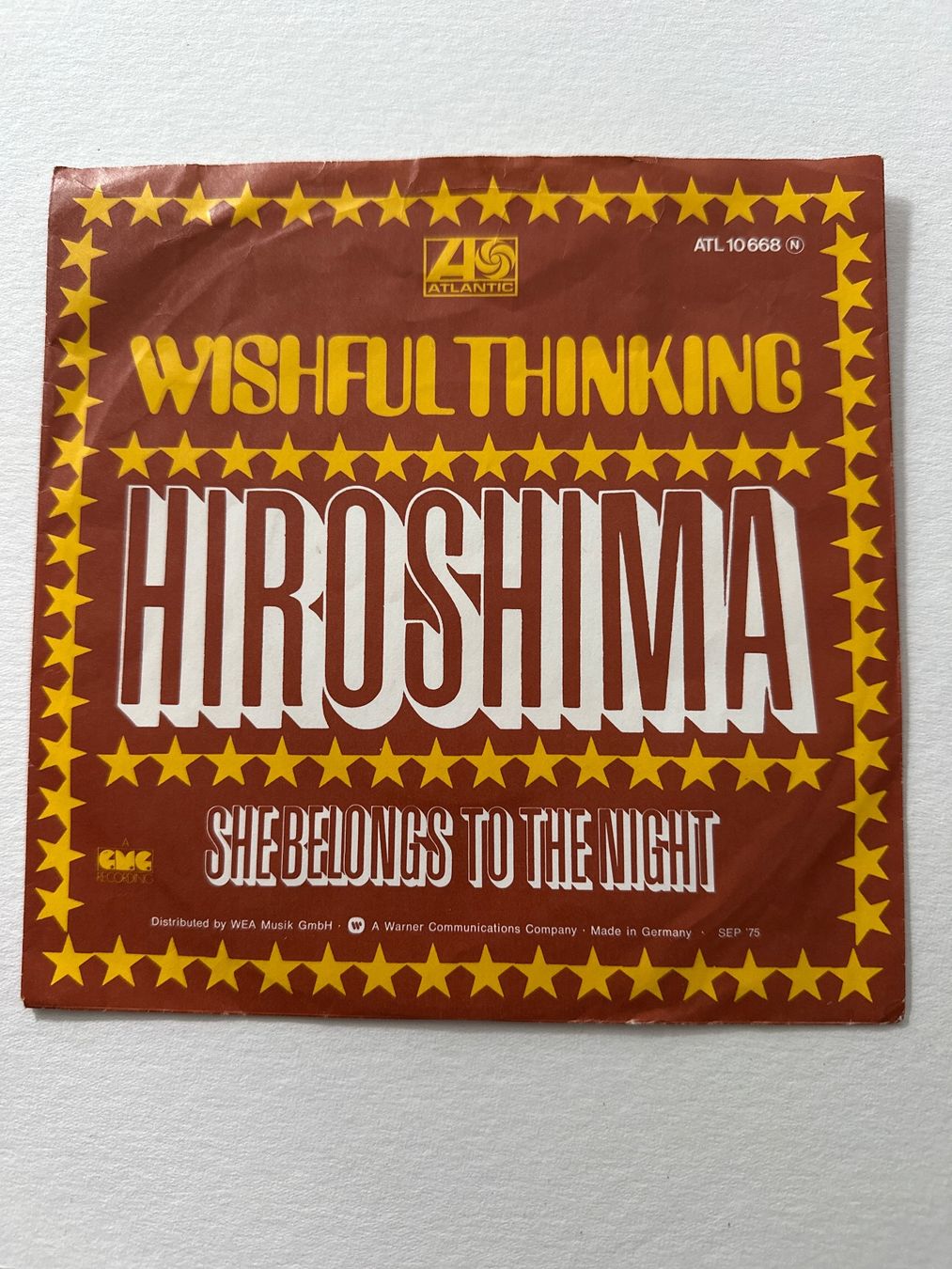 Dischi in vinile: Wishful Thinking – Hiroshima – Usato da Wabern venduto da fri_t6kq