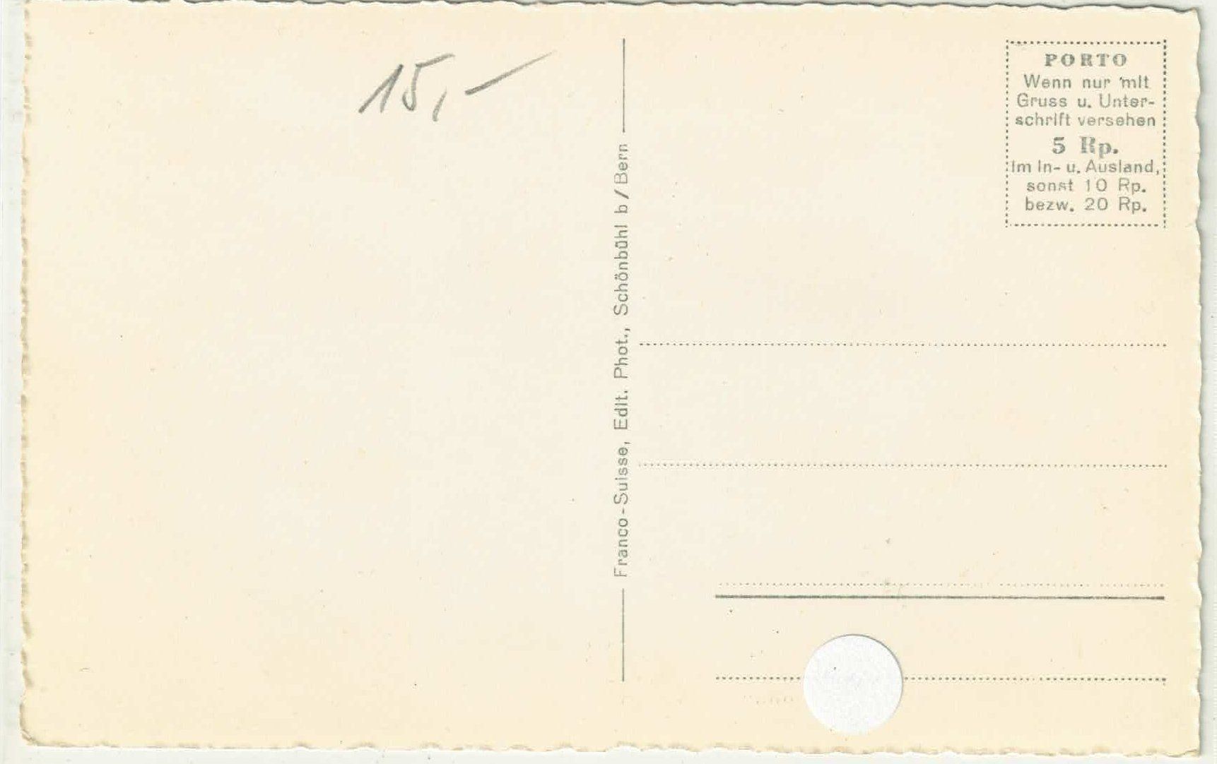 Cartoline postali: Goldiwil ob Thun – Usato da Ettingen venduto da Kartenplanet 1