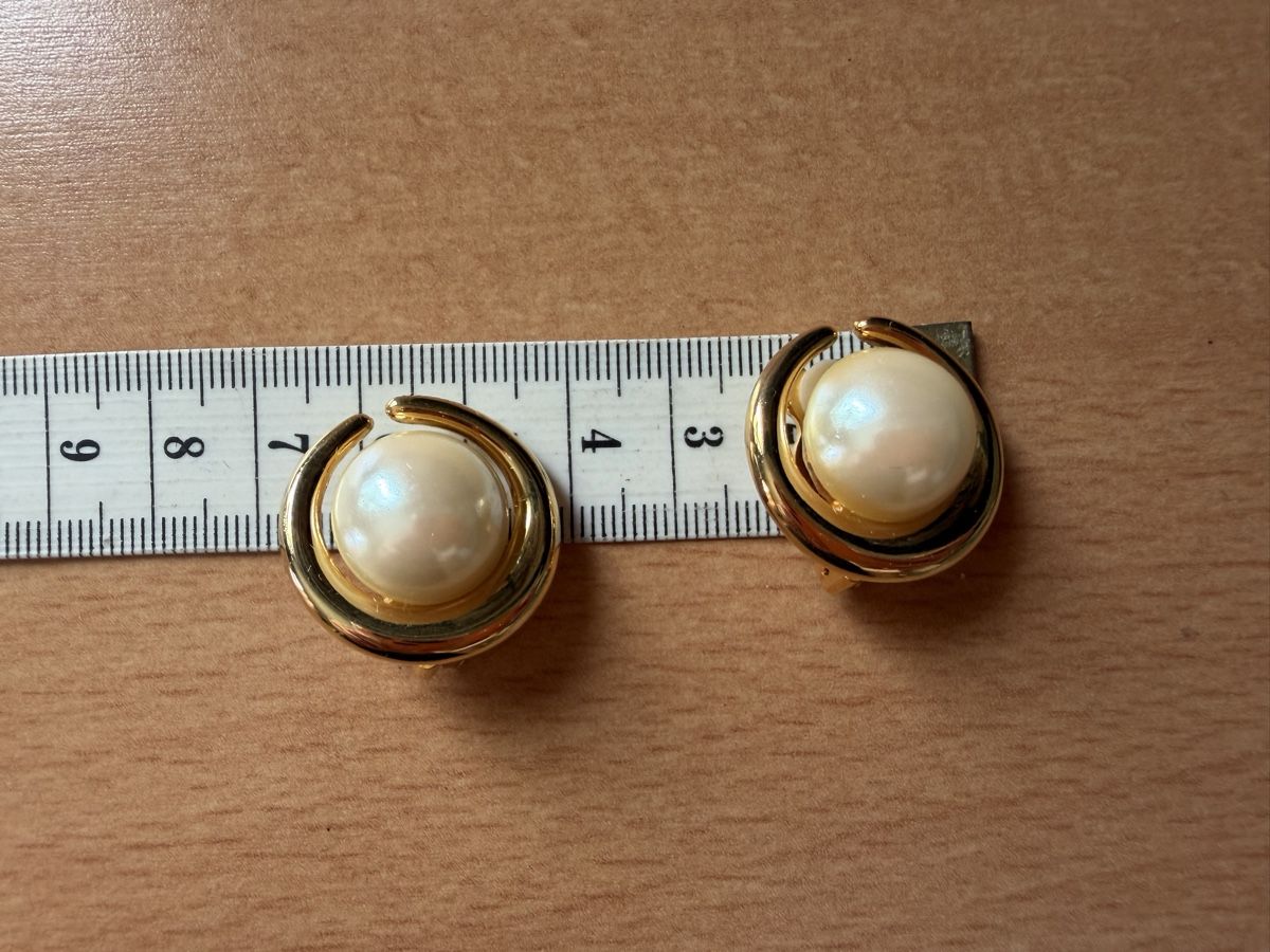 Orecchini pendenti & Orecchini a lobo: Vintage Ohrringe Clips Luxus Modeschmuck, Perlen  – Usato da Lamone venduto da LaCantinaMagica 4