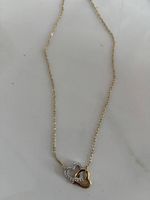 Swarovski Kette "Zwei Herzen"