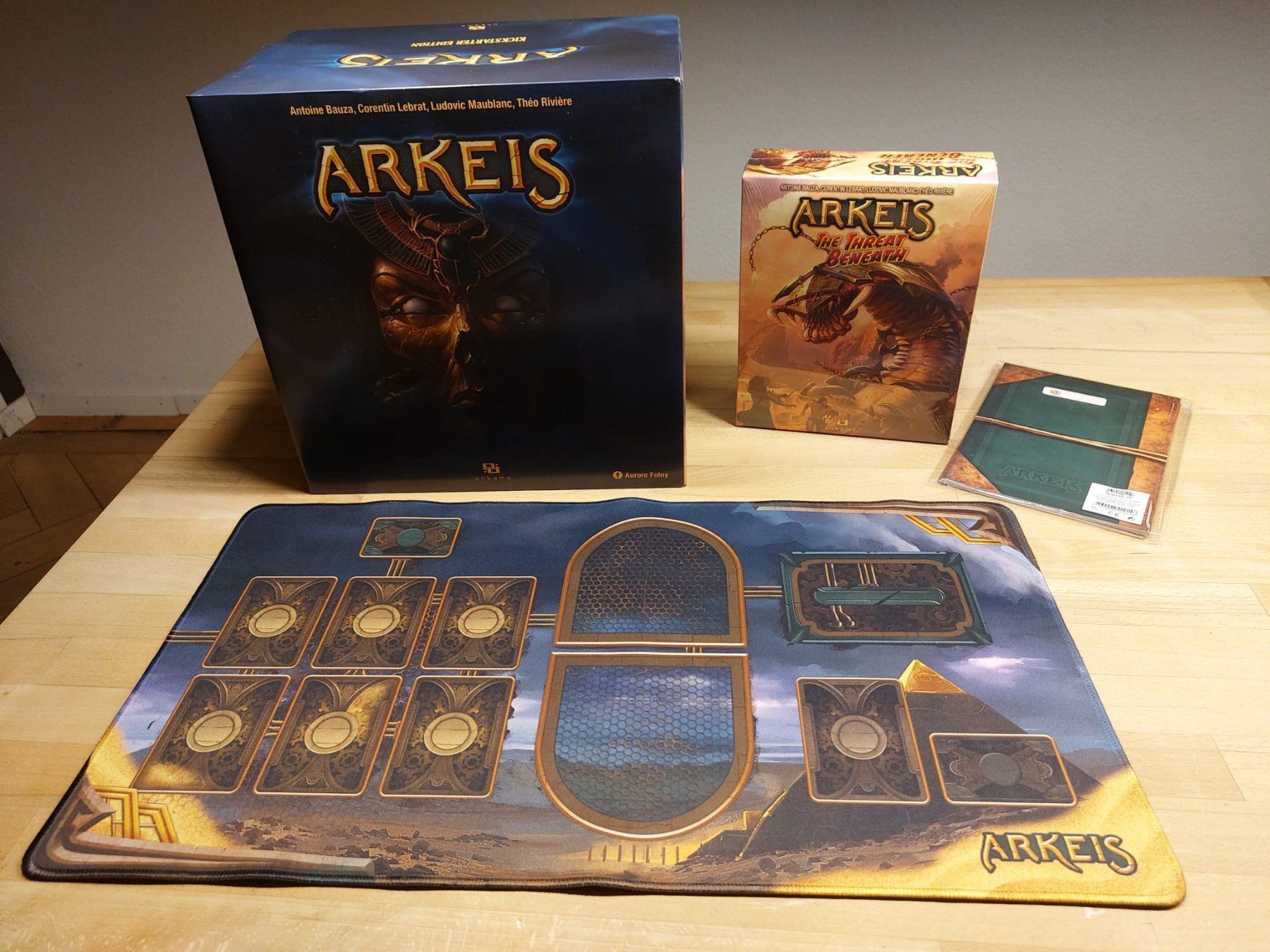 Giochi: ARKEIS - Kickstarter Version + Expansion + Playmat + Reset-K – Nuovo (secondo la descrizione) da Luzern venduto da Blue-Moon
