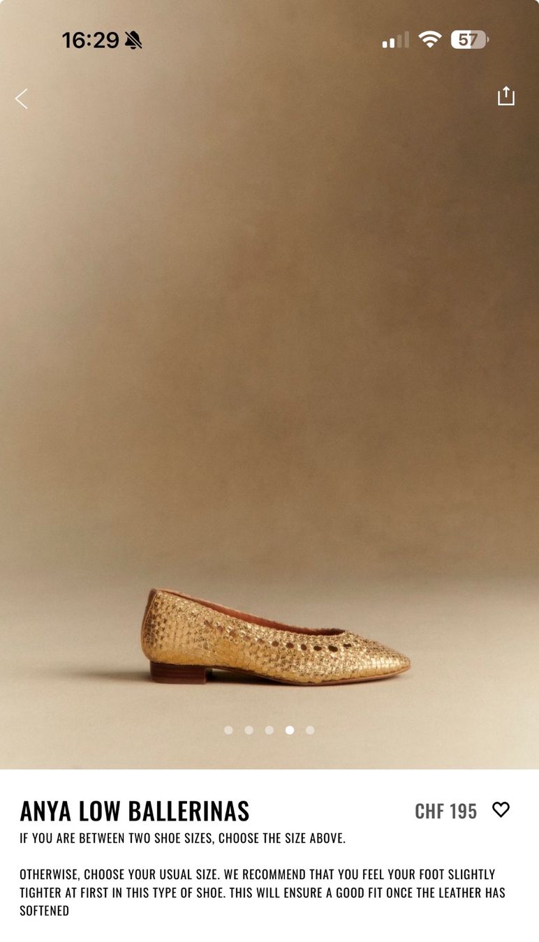 Sezane Scarpe da donna: Sezane Anya Gr.40 aber passt eher 39 – Nuovo (secondo la descrizione) da Basel venduto da rara1989 3