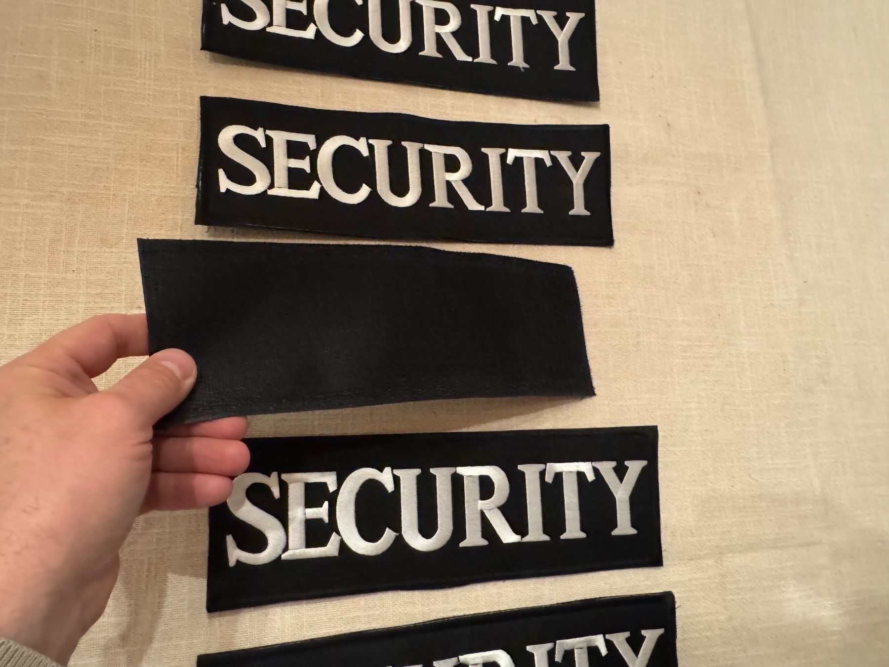 Toppe: Security Aufnäher, Abzeichen  5 Stück! – Nuovo (secondo la descrizione) da Winterthur venduto da sportdisco2 4