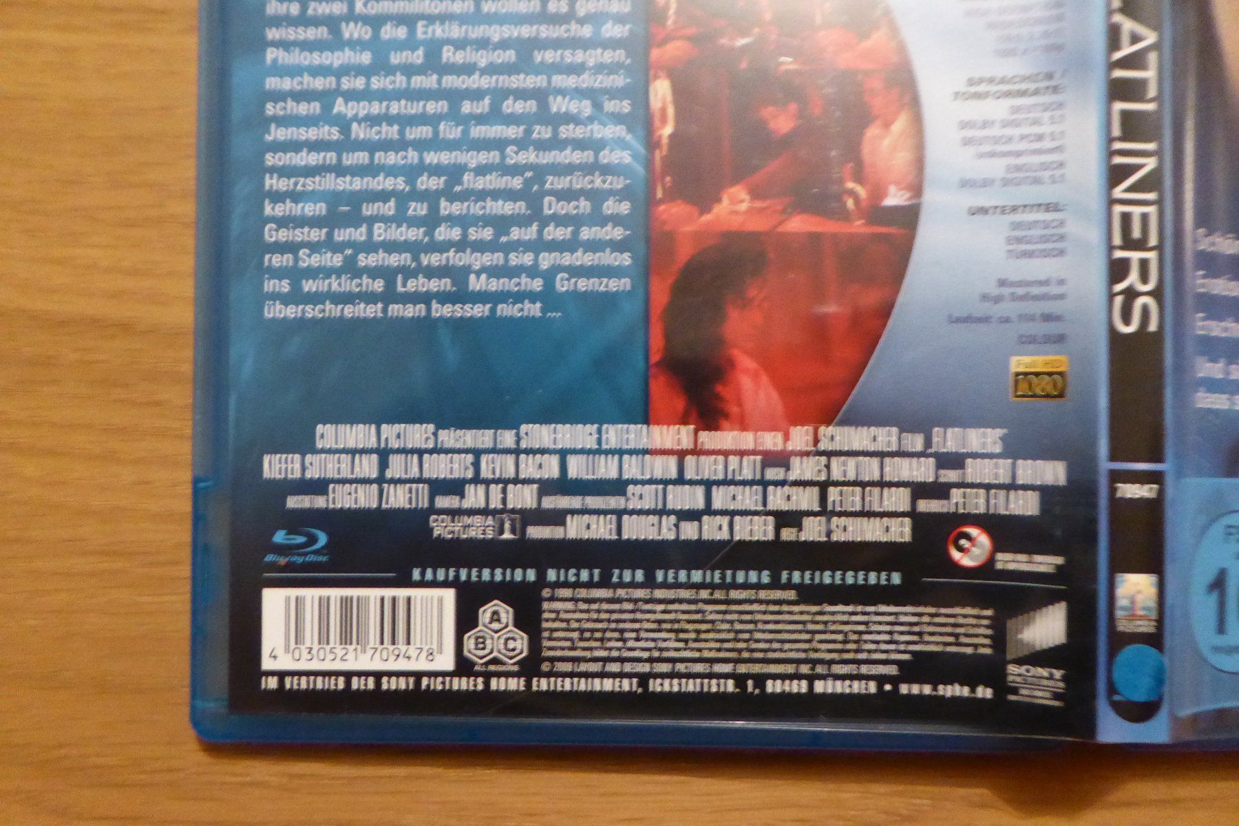 Tous les DVDs: Bluray Flatliners – D'occasion à Allschwil par Summelsarium 2
