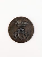 QUEEN'S QUININE WATER Werbung Taschenspiegel, rar vintage