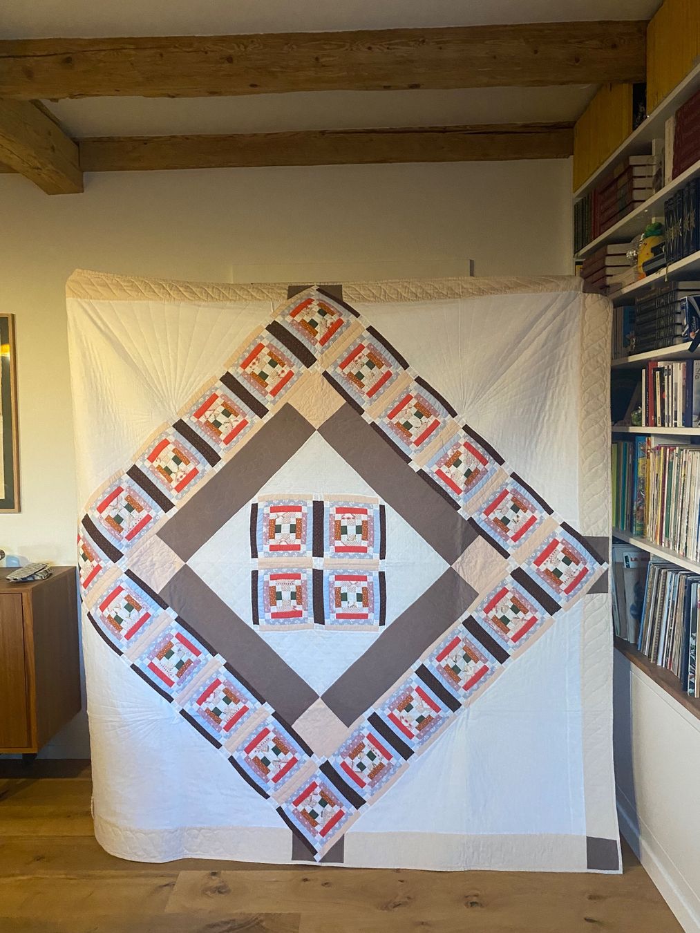 Tessuti: vintage quilt / édredon – Usato da pont-la-ville venduto da dia_tt5h
