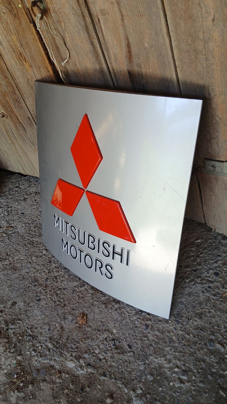 Mitsubishi Insegne: Mitsubishi Schild – Usato da Schwarzenberg LU venduto da mai_cyk6 1