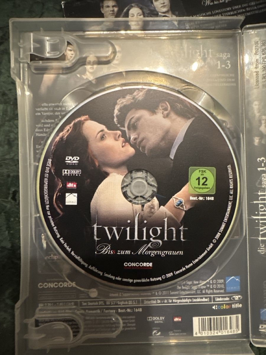 Tutti i DVDs: Twilight Saga: 1-3 Limited Edition – Usato da Ibach venduto da Viper39 2