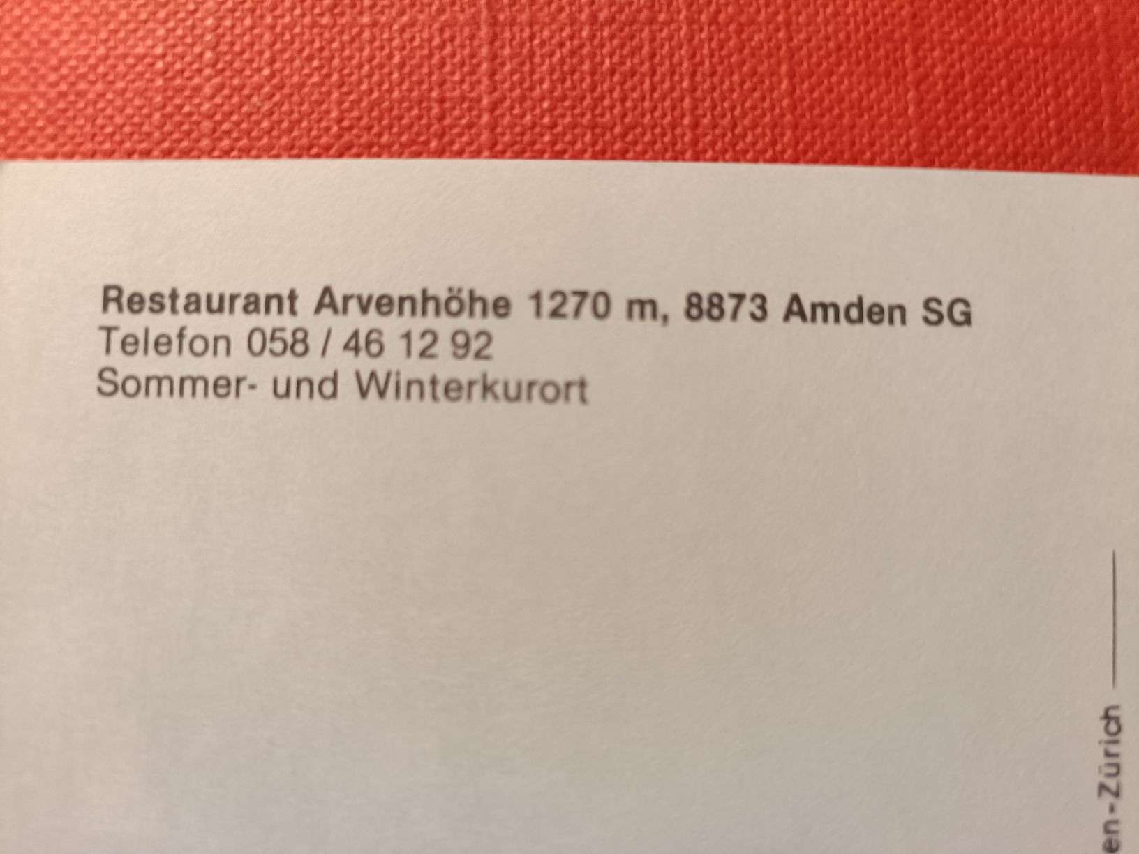 Cartoline postali: Alte Ansichtskarte Restaurant Arvenhöhe Amden ungebraucht – Nuovo (secondo la descrizione) da Sargans venduto da Polifemo58 4