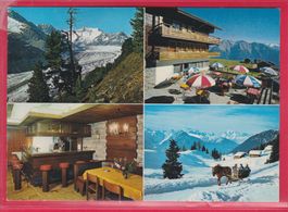 WERBE-FALTKARTE, HOTEL-RESTAURANT TONI, RIEDERALP