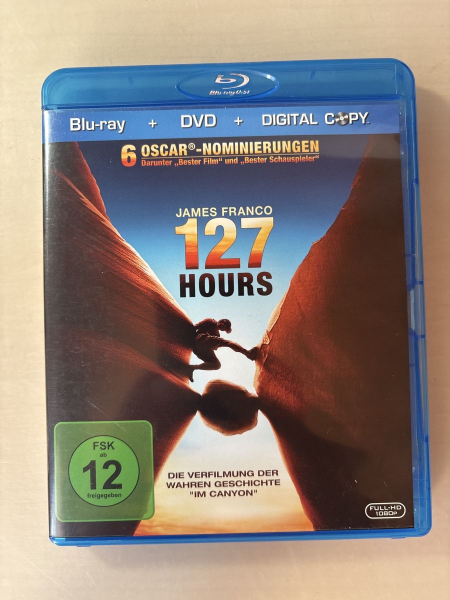 Tutti i DVDs: 127 Hours - Blu-ray, DVD + Digital - Top Zustand! – Usato da Ruswil venduto da Slivio_
