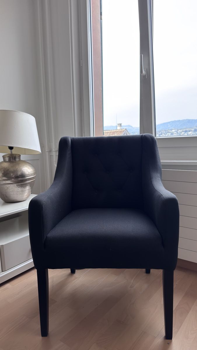 Poltrone: Elegante Armlehnstühle in Schwarz  – Usato da Küsnacht ZH venduto da ach_7pz7 3