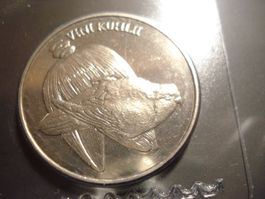 Schöne Tiermedaille "Rubinlori, Papagei" 2010, WWF