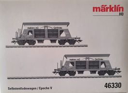 MÄRKLIN: SBB MAKIES KIESWAGEN-SET  46330 TOP/OVP