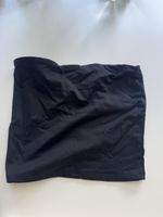 Bershka Schwarzes Bandeau Top, Groesse XS, Neuwertig!