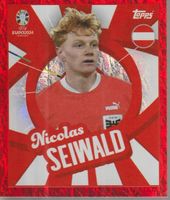 EURO 24 Topps sticker Player To Watch Foil red N. SEINWALD