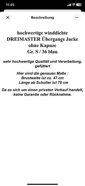 Jacken: hochwertige winddichte DREIMASTER Jacke – Gebraucht aus Uerikon von Flimppi 4