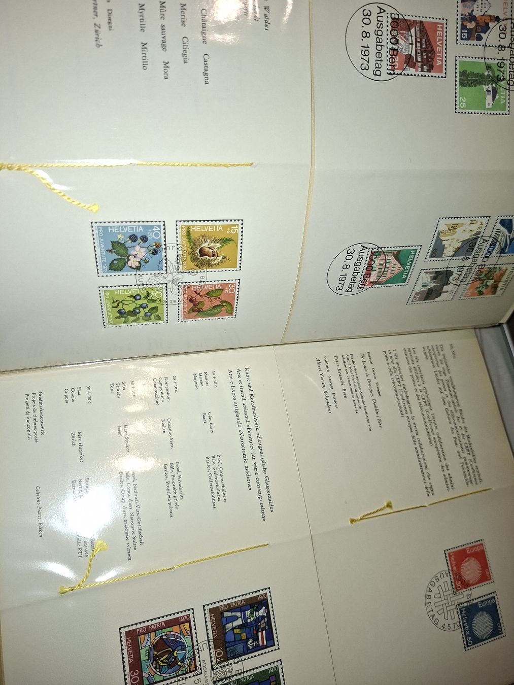 Tous les timbres: PTT Hefte 60Stk + mit Stich Bickel Probe  – D'occasion à Balgach par SIMEON27 6
