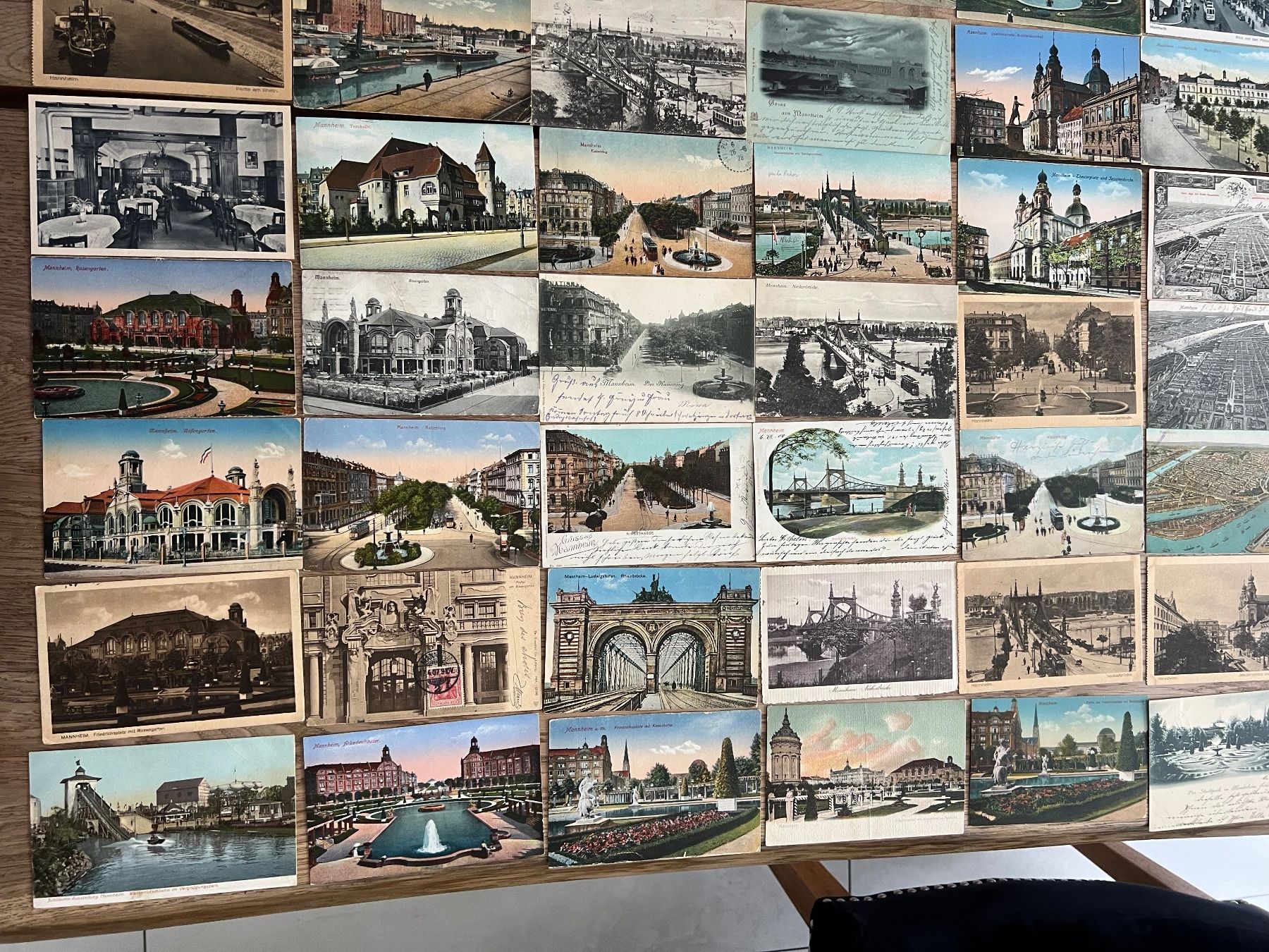 Cartoline postali: Sammlung Ansichtskarten Deutsches Reich - Mannheim – Usato da Hermetschwil-Staffeln venduto da militaria-schweiz 2