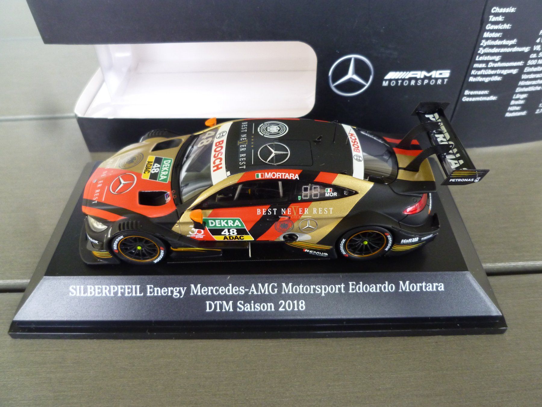 Mercedes-Benz Modellini d'auto: Mercedes AMG (DTM 2018) – Nuovo e nell'imballaggio originale da Flawil venduto da Imperiosud 4