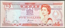 Fiji 5 Dollars (1992) - non circ./unz