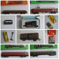 Märklin Zug Lok Speisewagen Gepäckwagen Tenderlokomotive