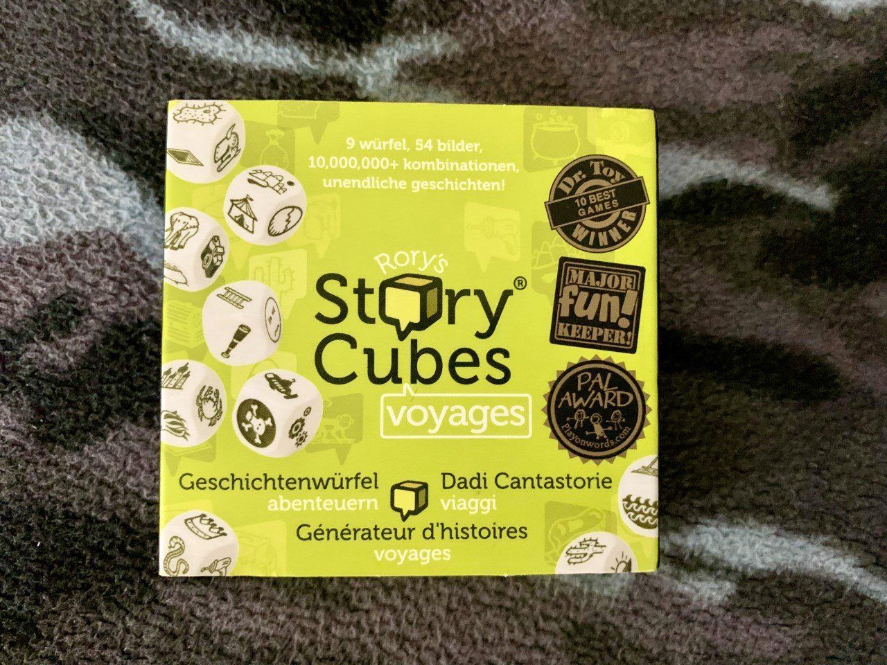 Giochi: Rory's Story Cubes - grüne Edition "Voyages" – Usato da Arlesheim venduto da WiccaiX